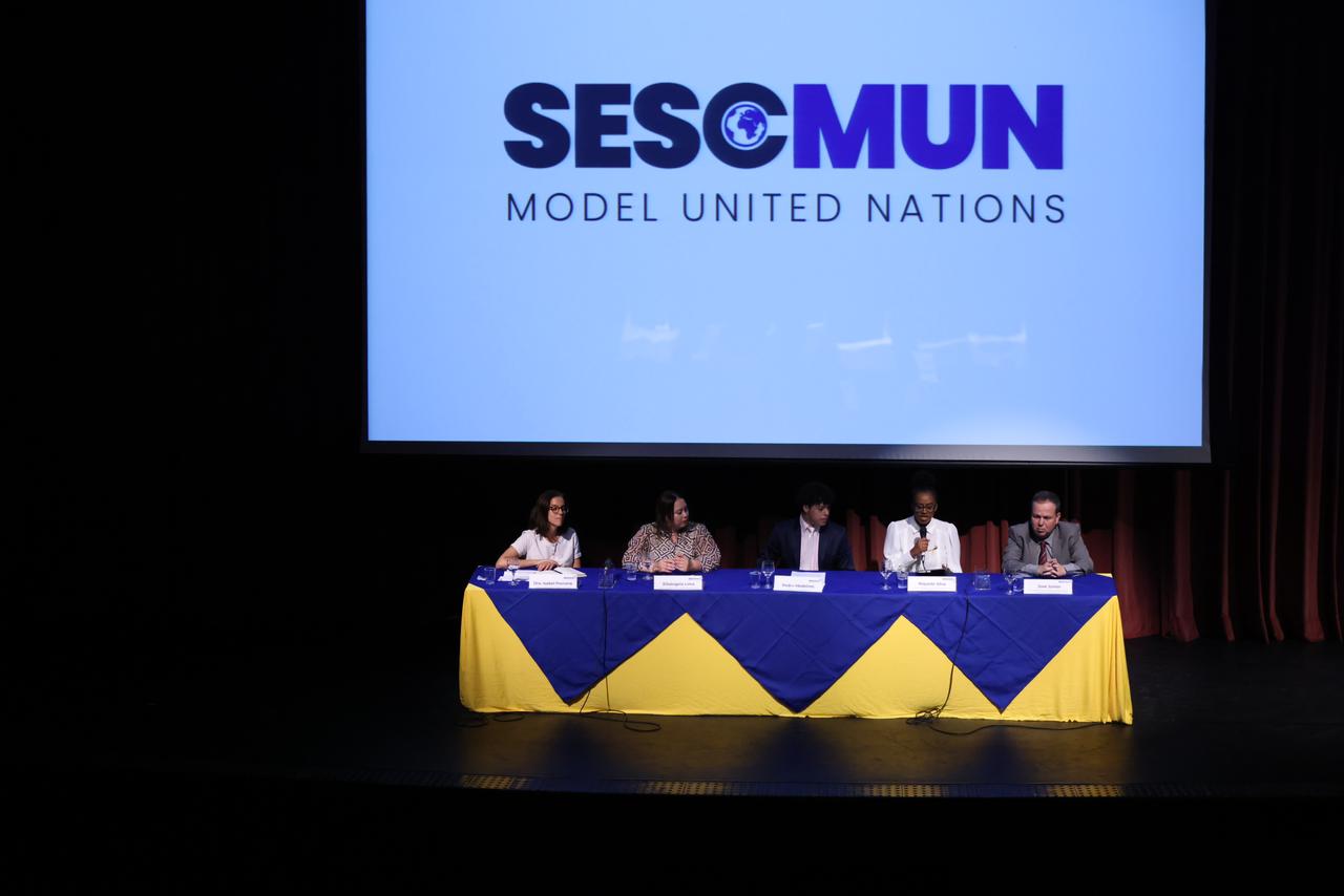 SescMUN 2023: estudantes da EduSesc assumem liderança global em debates